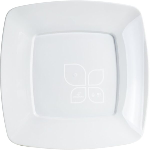 Prato Quad Grande Branco 21CM 10UN